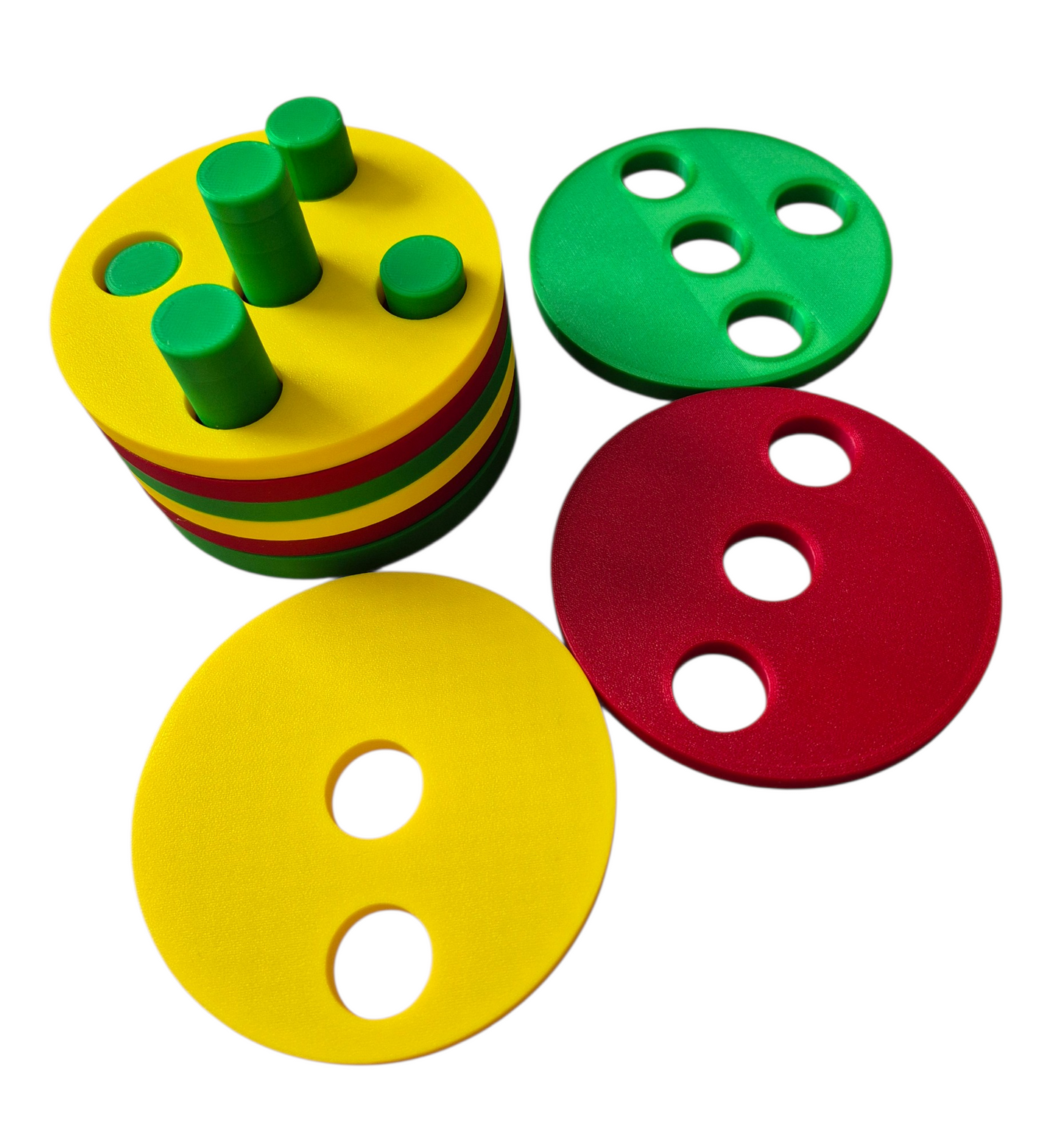 3D printed Peg and Pattern Play Grenada
