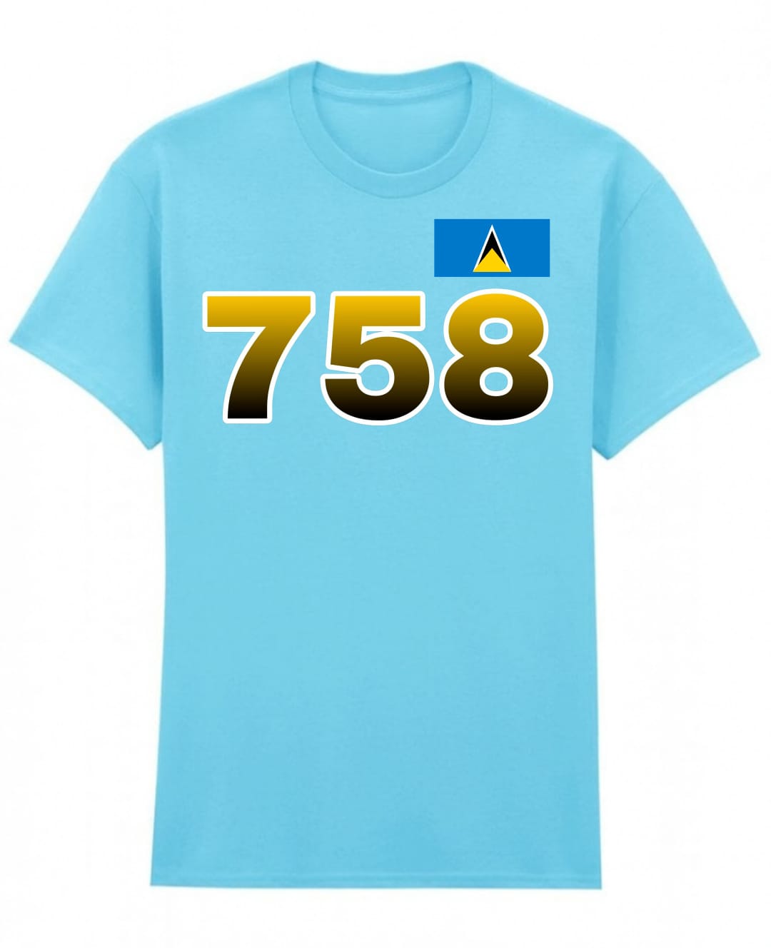 Cotton T-shirt - St. Lucia