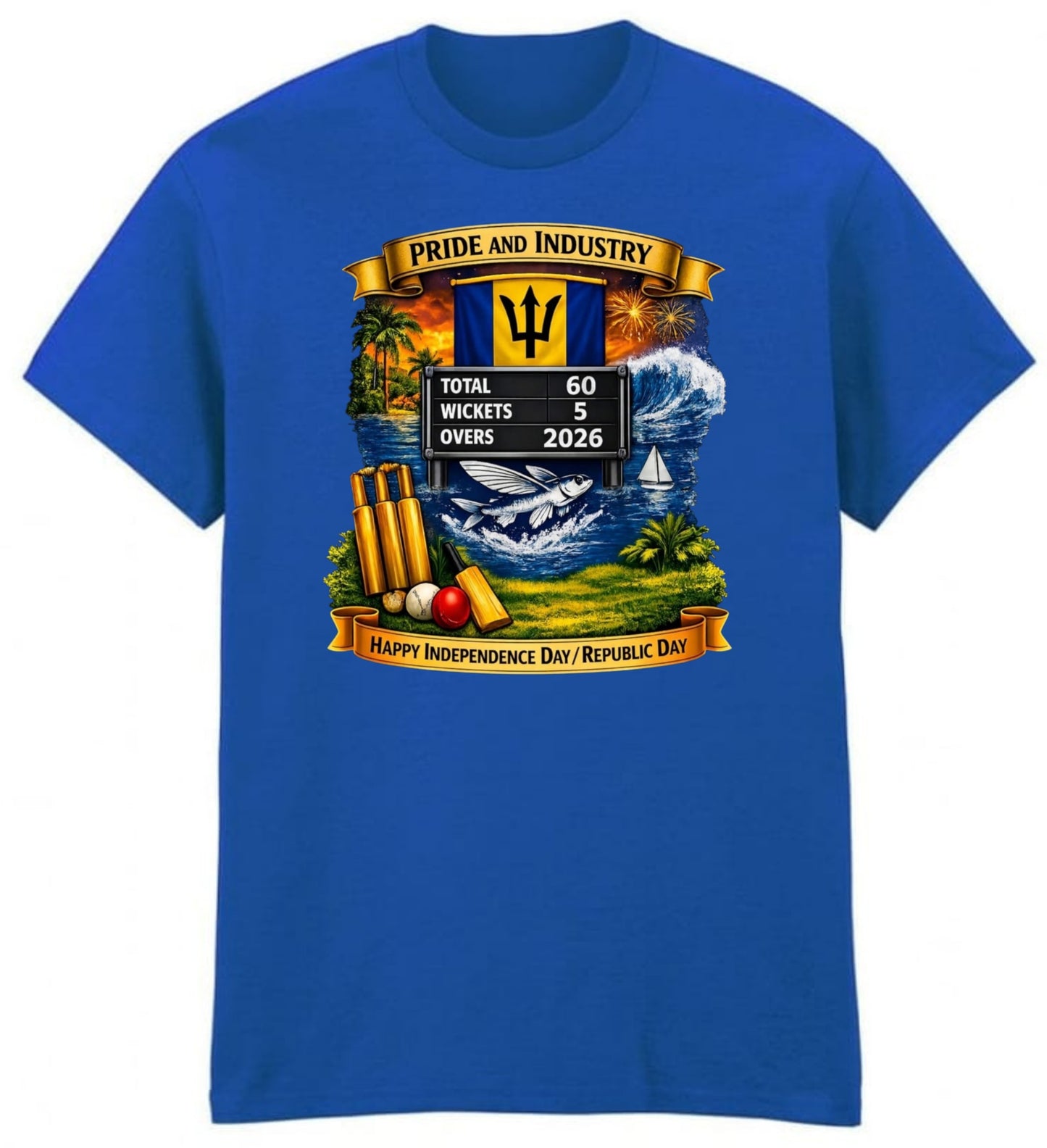 Pre-order Barbados 60th Independence Kids T-shirt