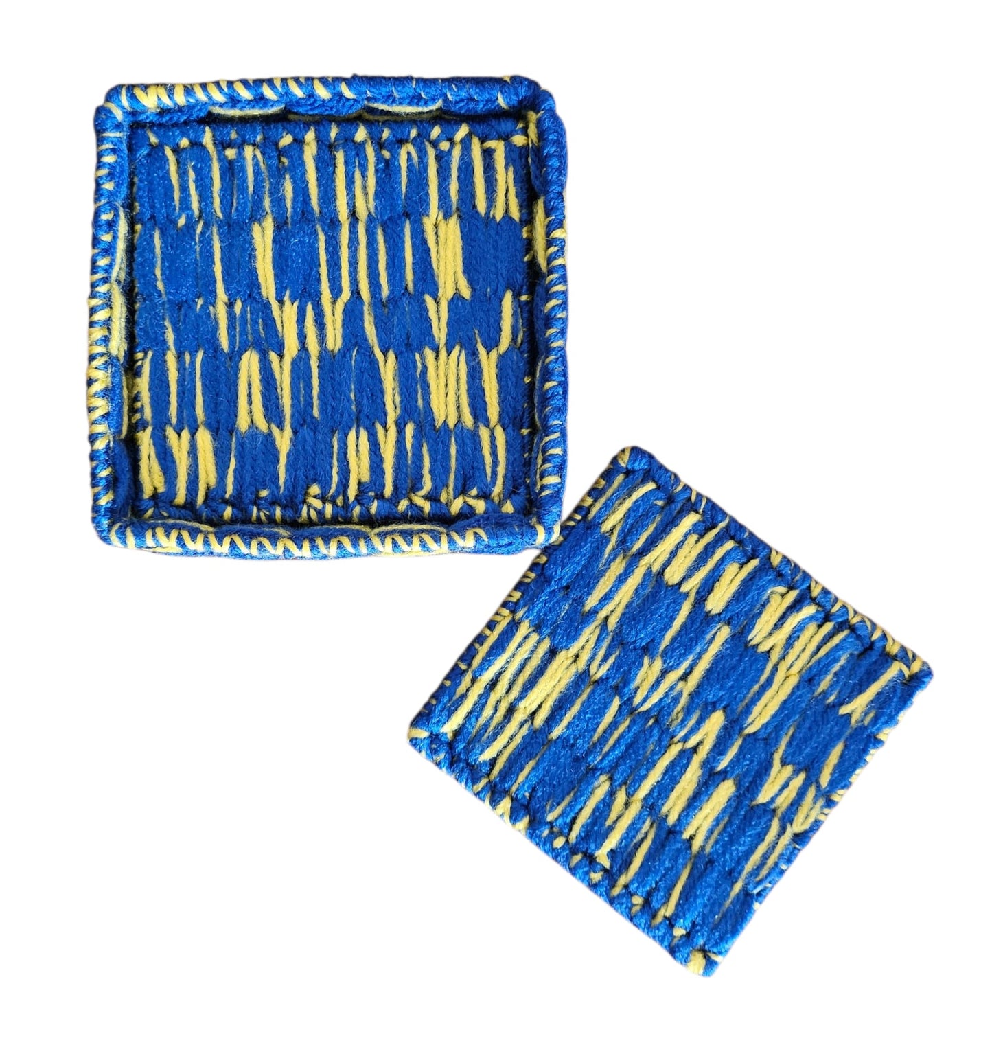 Crochet Coasters, set of 4 - Barbados