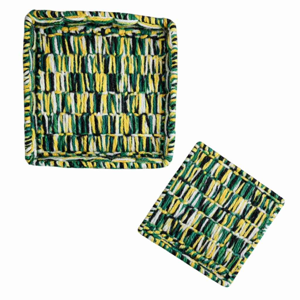Crochet Coasters, set of 4 - Dominica