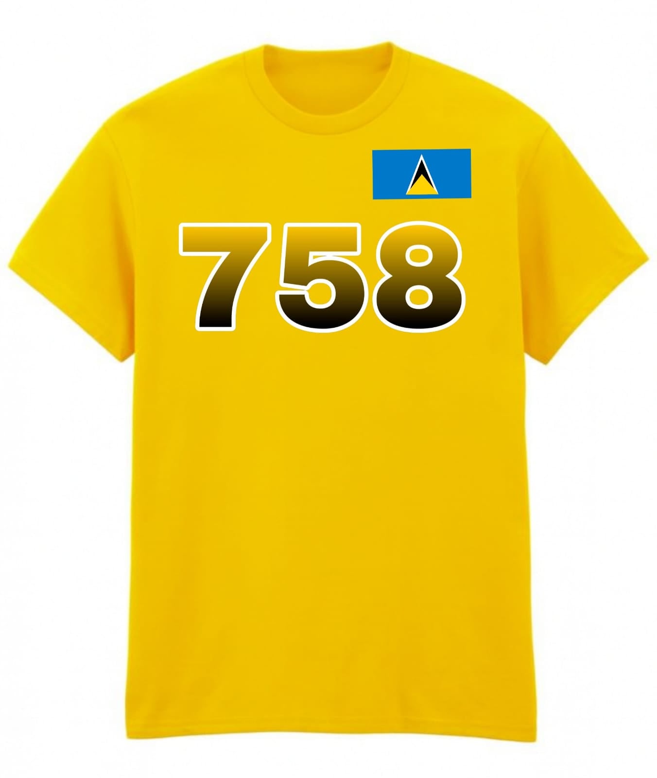 Cotton T-shirt - St. Lucia
