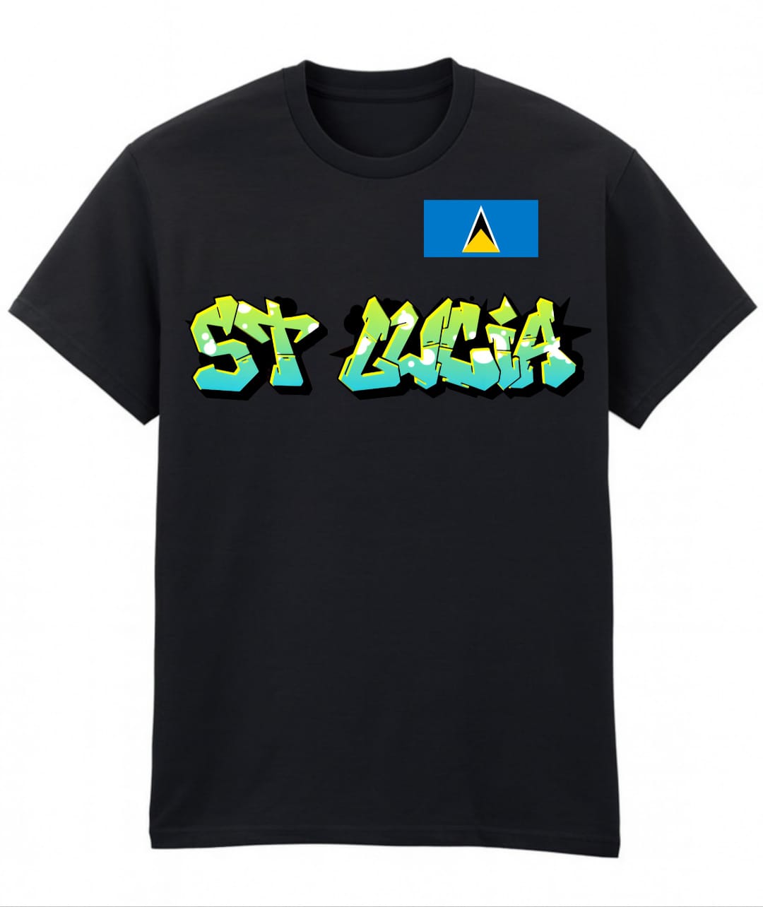 Cotton T-shirt - St. Lucia