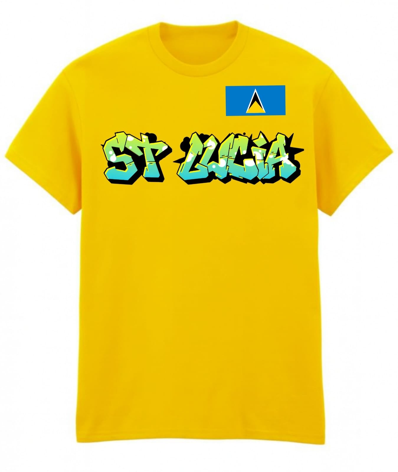 Cotton T-shirt - St. Lucia