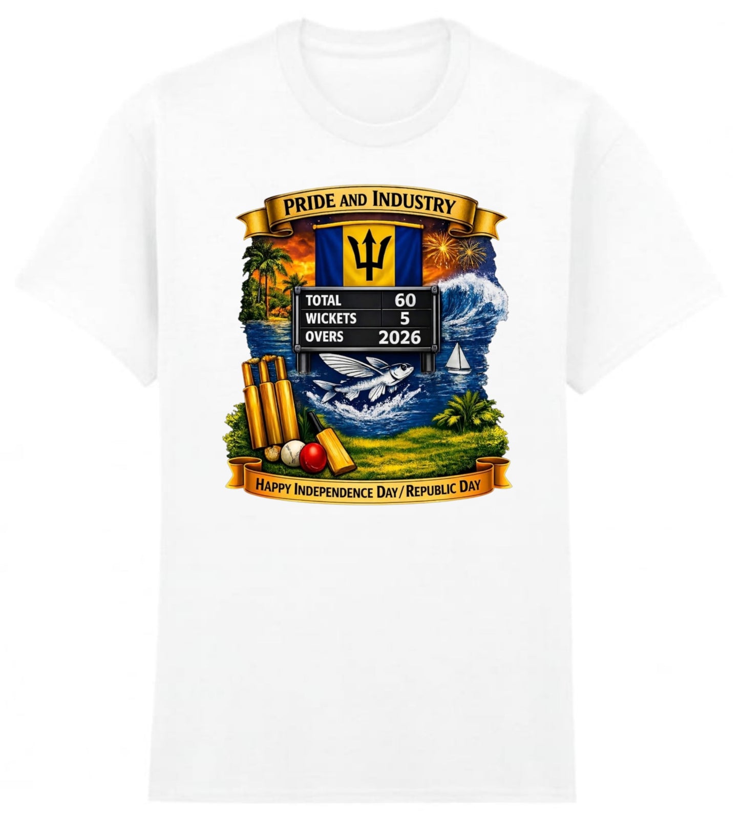 Pre-order Barbados 60th Independence Kids T-shirt