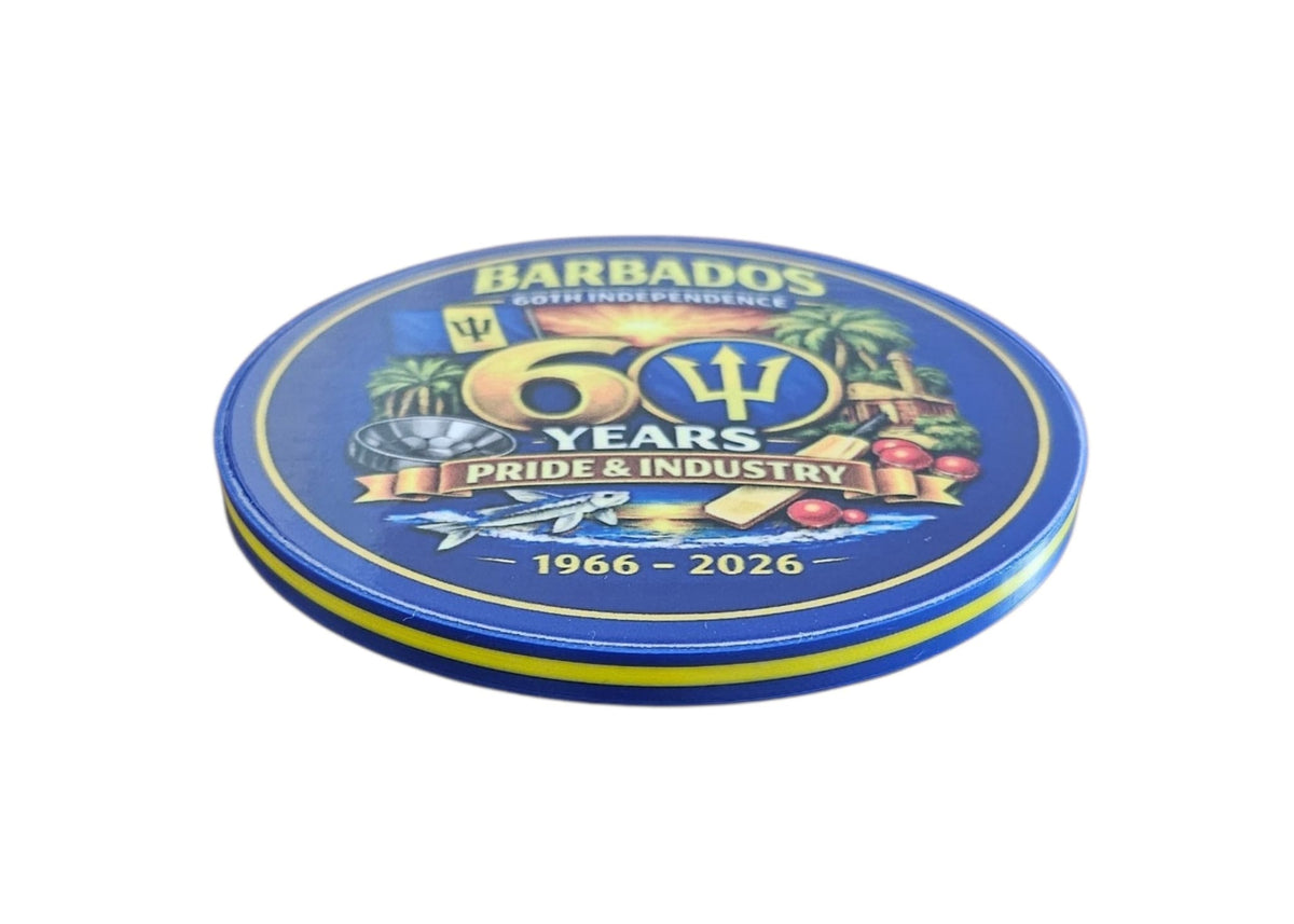 Barbados 60th Independence coasters