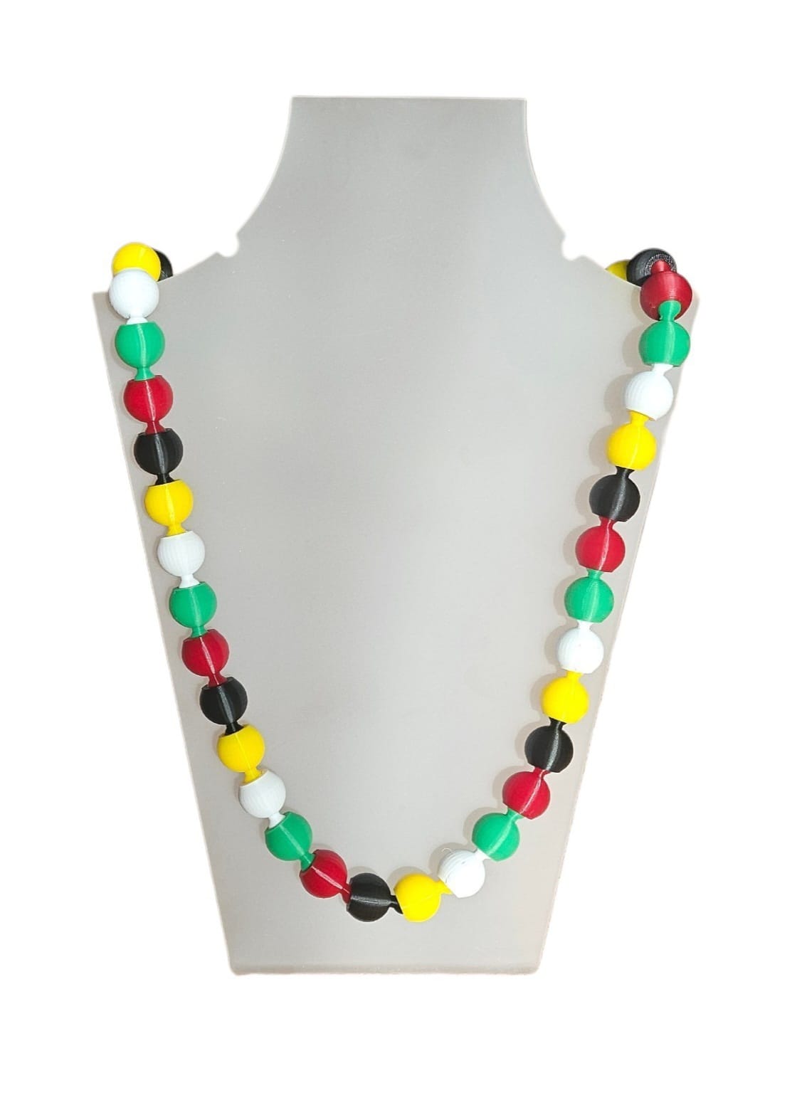 3D printed Bead Necklace - Guyana