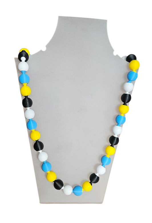 3D printed Bead Necklace - St. Lucia