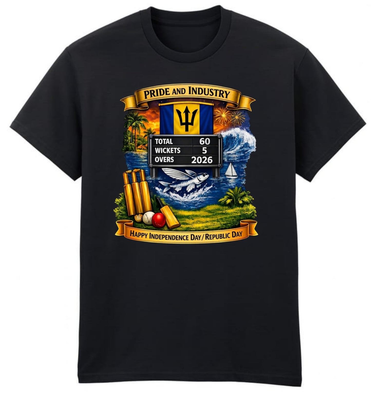 Pre-order Barbados 60th Independence Kids T-shirt
