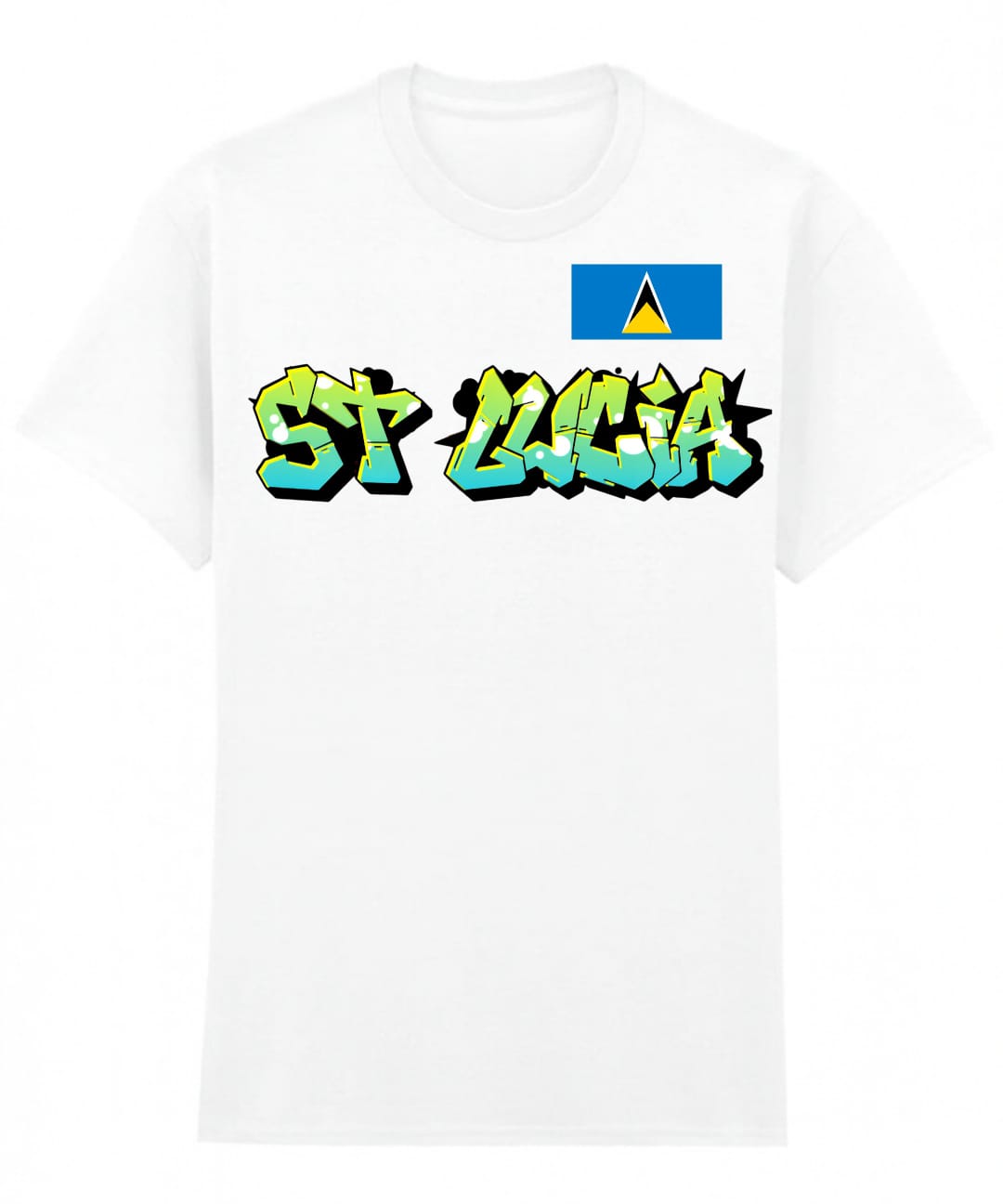 Cotton T-shirt - St. Lucia