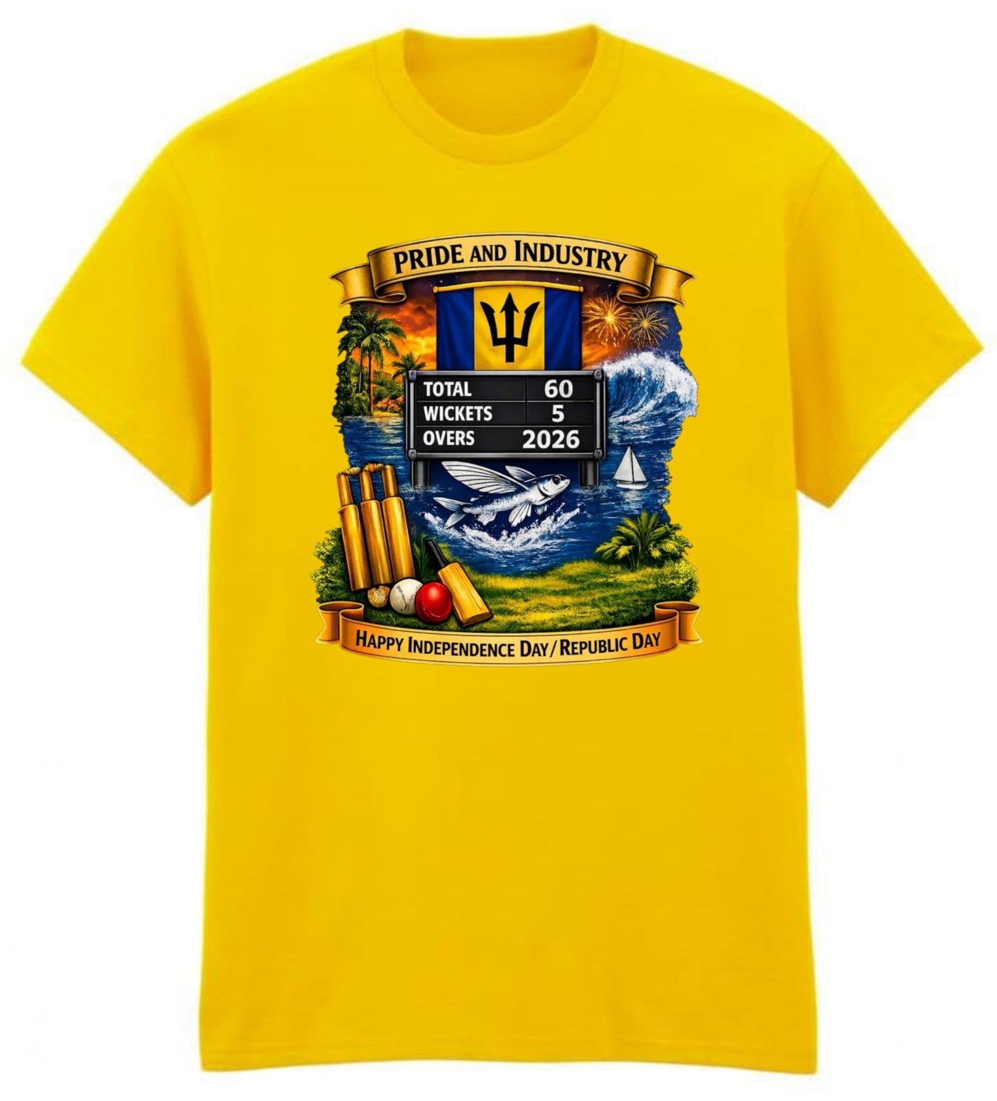 Pre-order Barbados 60th Independence Kids T-shirt